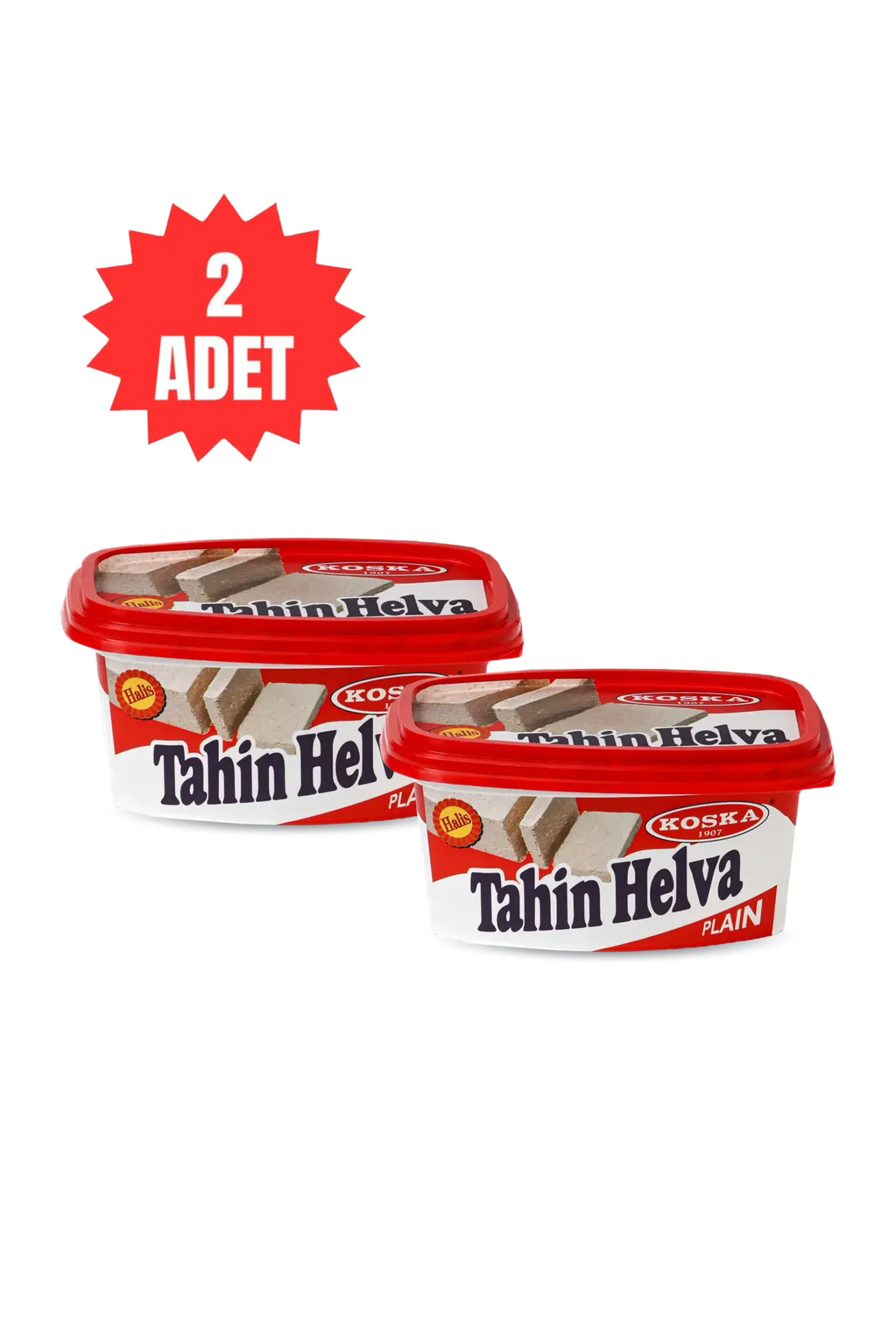 Diyabetik Sade Helva, üstten görünüm